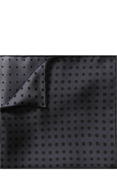 Мужской шелковый платок с узором LANVIN, арт. 2368/HANDKERCHIEF