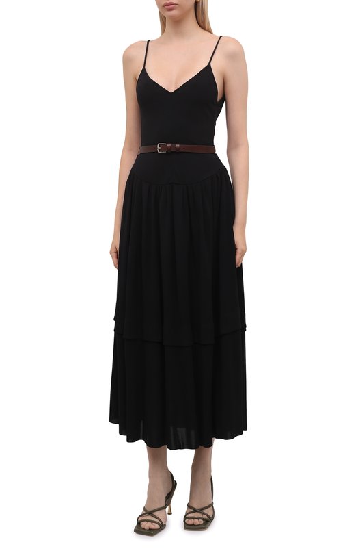 Платье из вискозы Victoria Beckham 1521WDR002849A Чёрный  1521WDR002849A Фото 3
