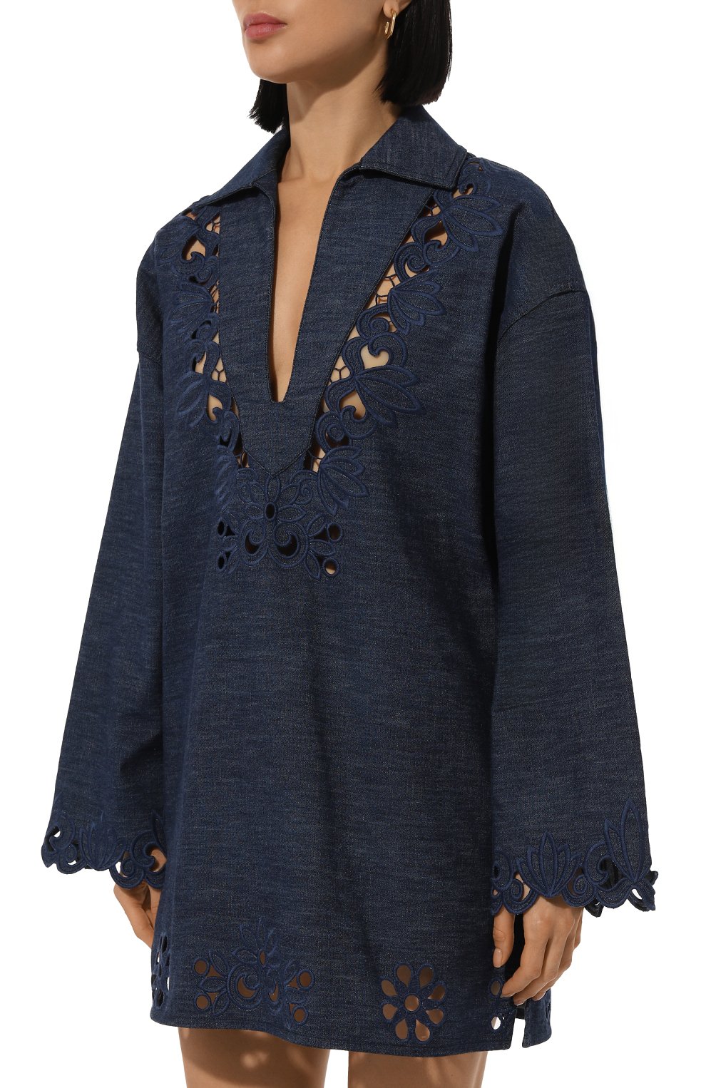 Джинсовое платье VALENTINO, арт. 5B3DA02L8BW, фото 3