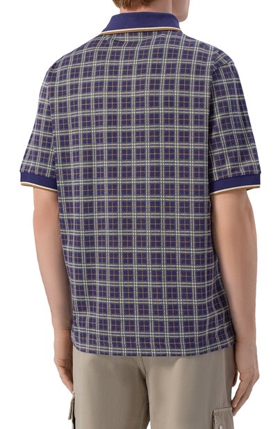 Поло из вискозы и хлопка BURBERRY, арт. 8119562, фото 4