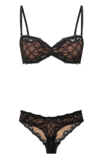 Женские комплект из бюстгальтера и трусов GUCCI, арт. 680984/XUAD0