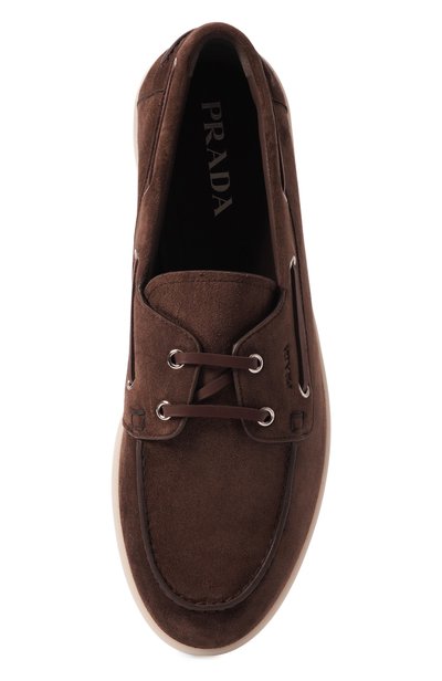Замшевые топсайдеры PRADA, арт. 2EG503F/G001103, фото 5