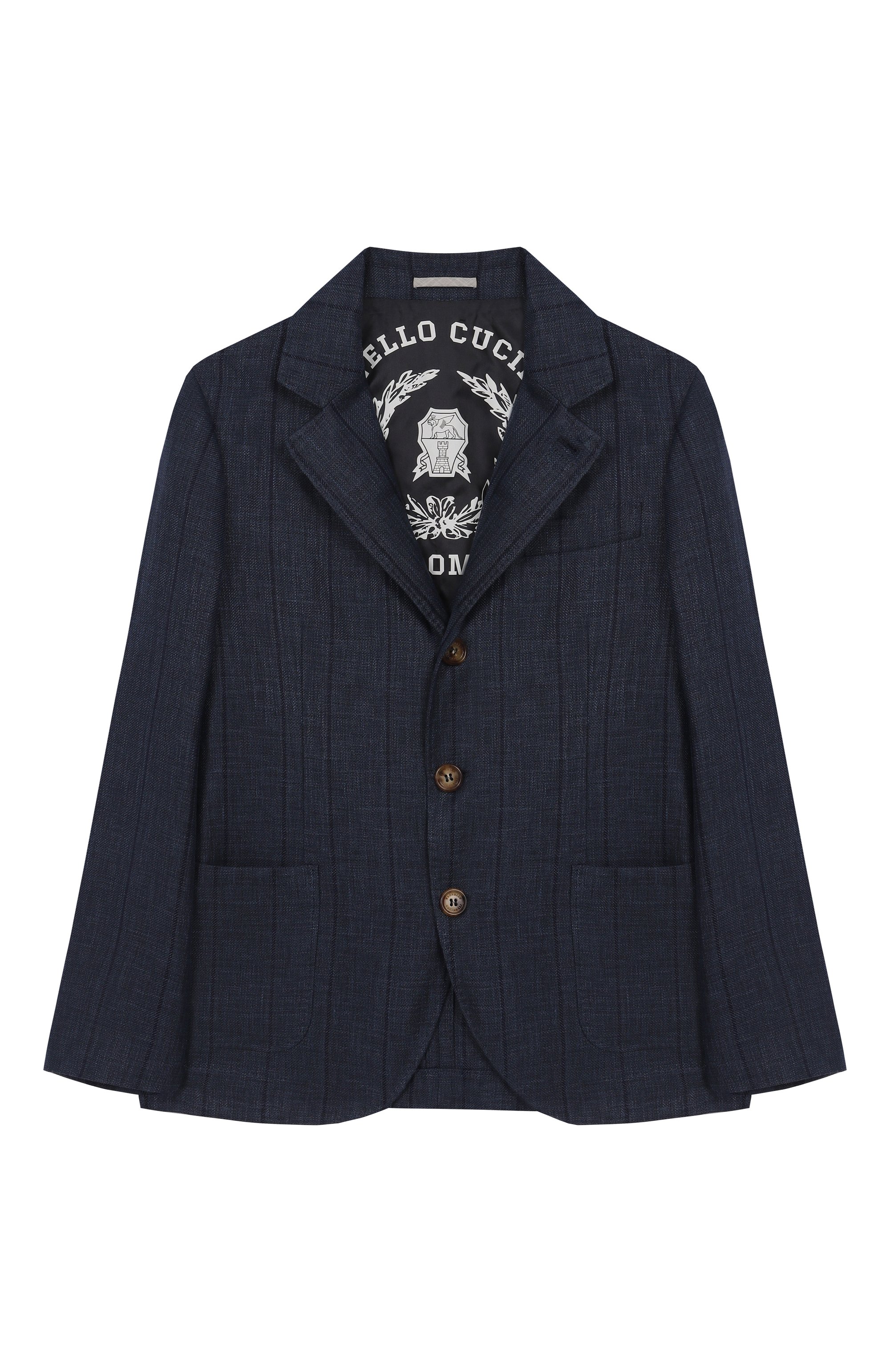 Пиджак из шерсти и льна BRUNELLO CUCINELLI, арт. BR484K729B, фото 1