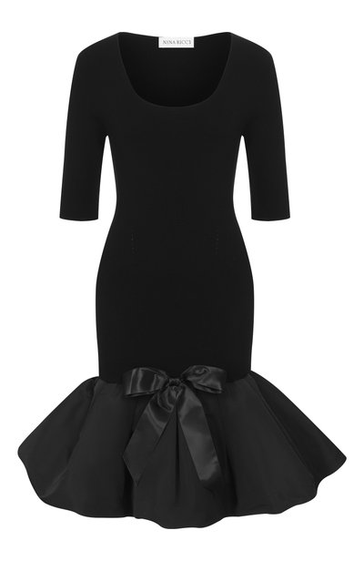 Женское комбинированное платье NINA RICCI, арт. 26AMR0052/ML0614