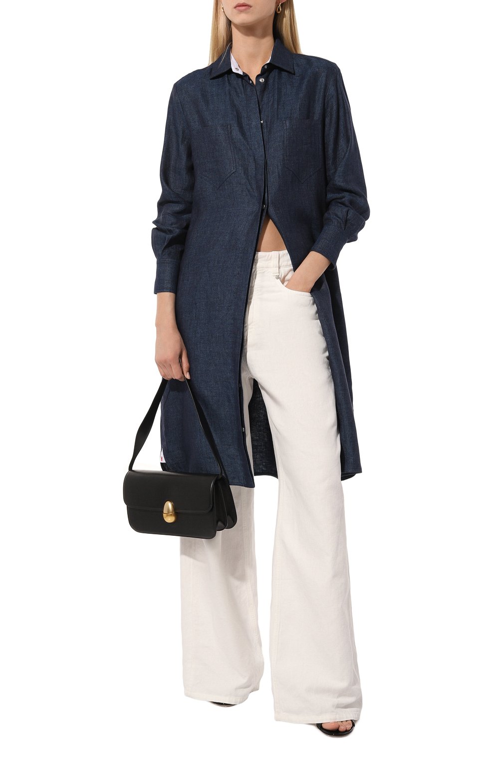 Льняное платье KITON, арт. D57347H08442, фото 2