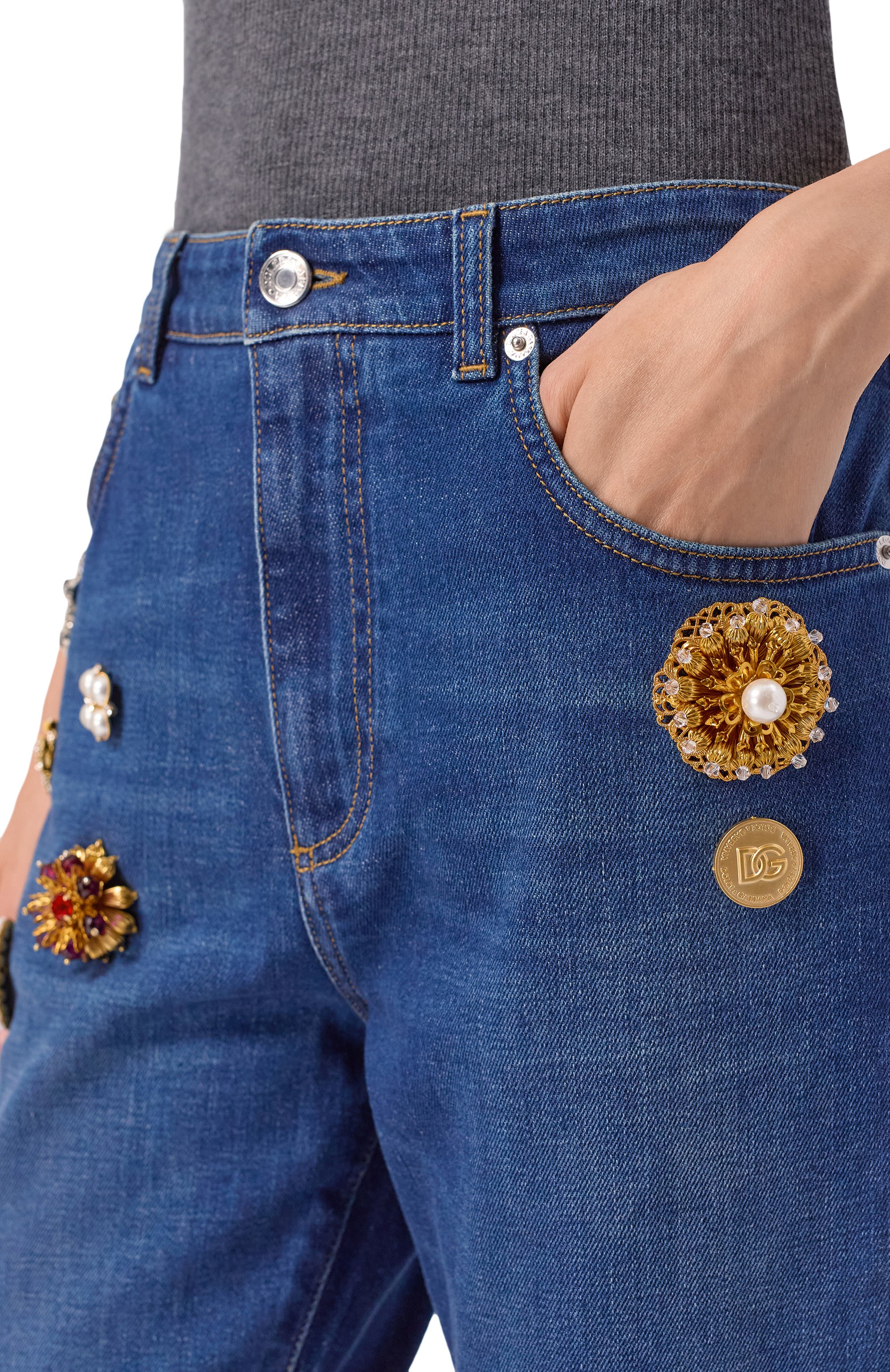 Джинсы DOLCE & GABBANA, арт. FTC67Z/G8NY1, фото 5