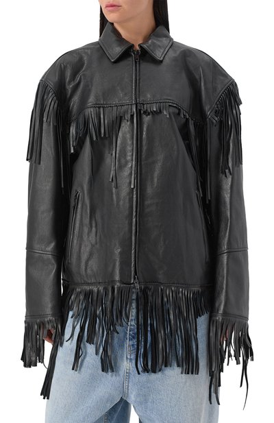 Кожаная куртка BALENCIAGA, арт. 835922/TRS01, фото 3