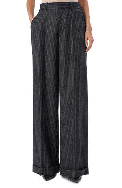 Шерстяные брюки PETAR PETROV темно-серого цвета по цене 132000 руб., арт. F25TP2/W00L, фото 3 Шерстяные брюки PETAR PETROV, арт. F25TP2/W00L, фото 3