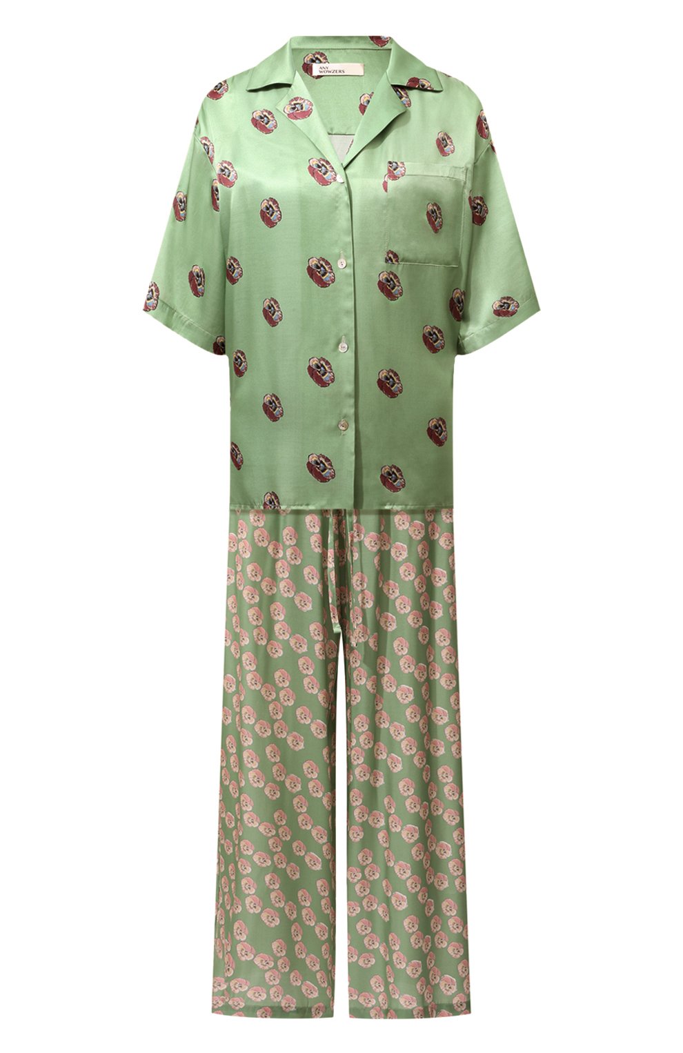 Пижама из хлопка и шелка ANY WOWZERS, арт. DMP02-LEA-G, фото 1