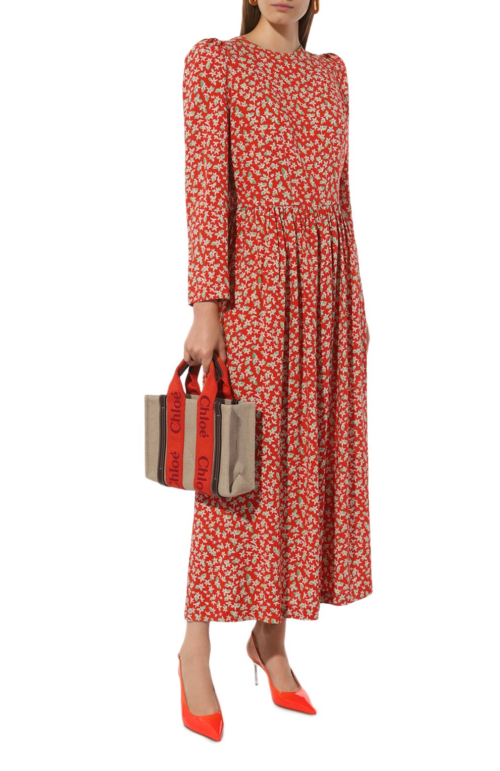 Сумка-тоут woody small CHLOÉ, арт. CHC23US397/K37, фото 7