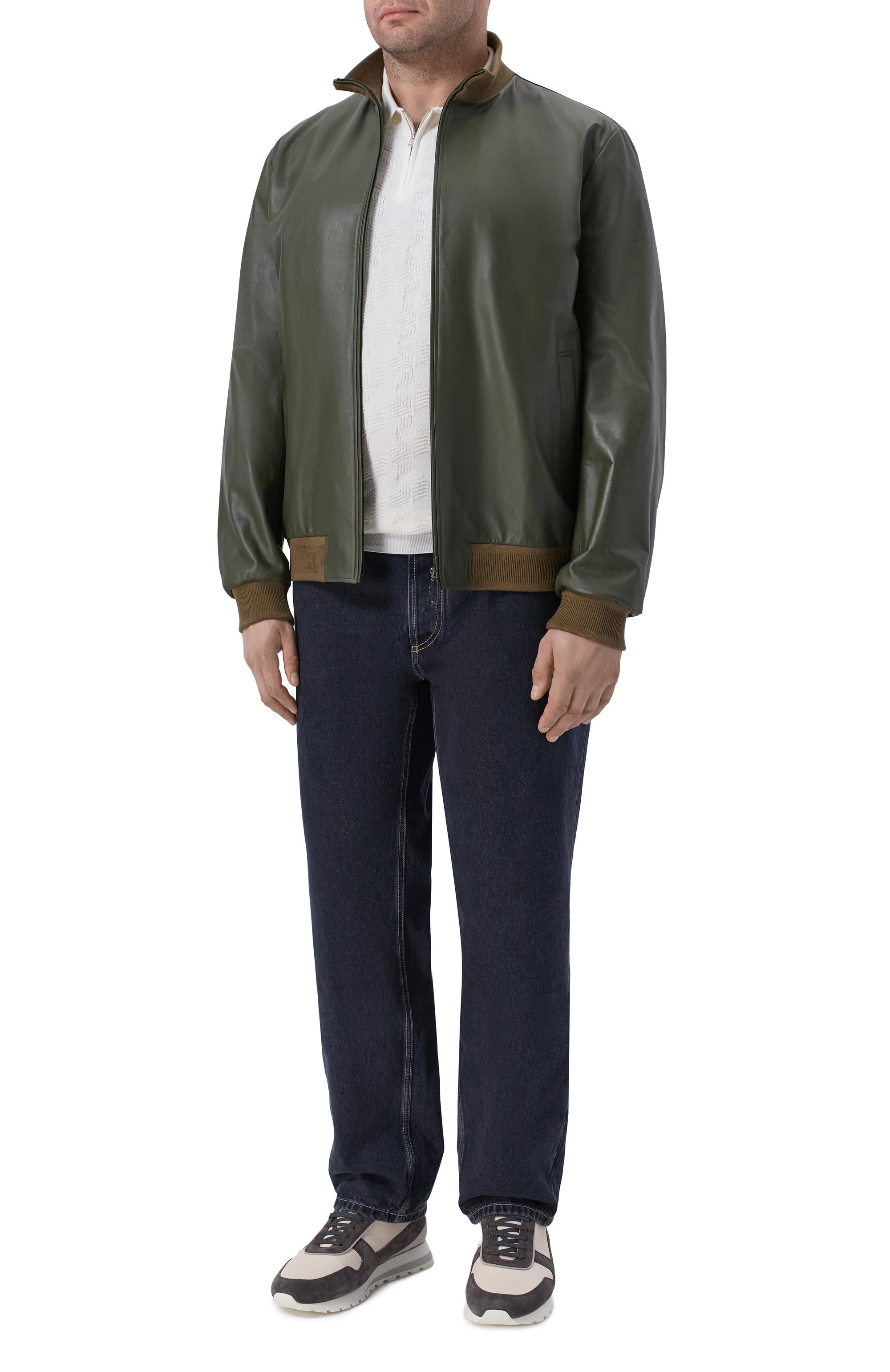 Кожаный бомбер STEFANO RICCI, арт. M7J6100260/NPNUV5_001, фото 2