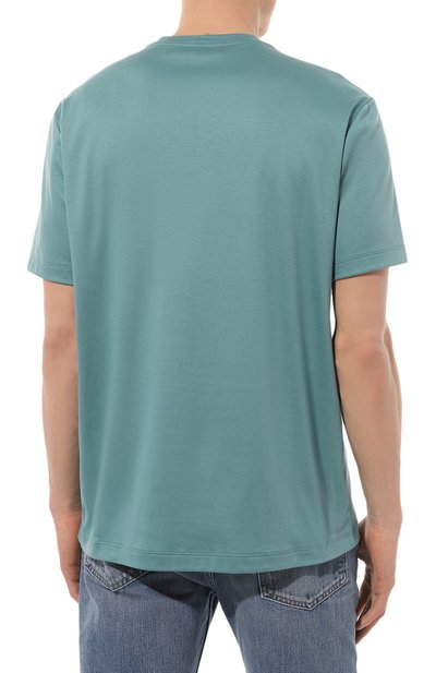Хлопковая футболка GIORGIO ARMANI, арт. 6LSM90/SJTKZ, фото 4
