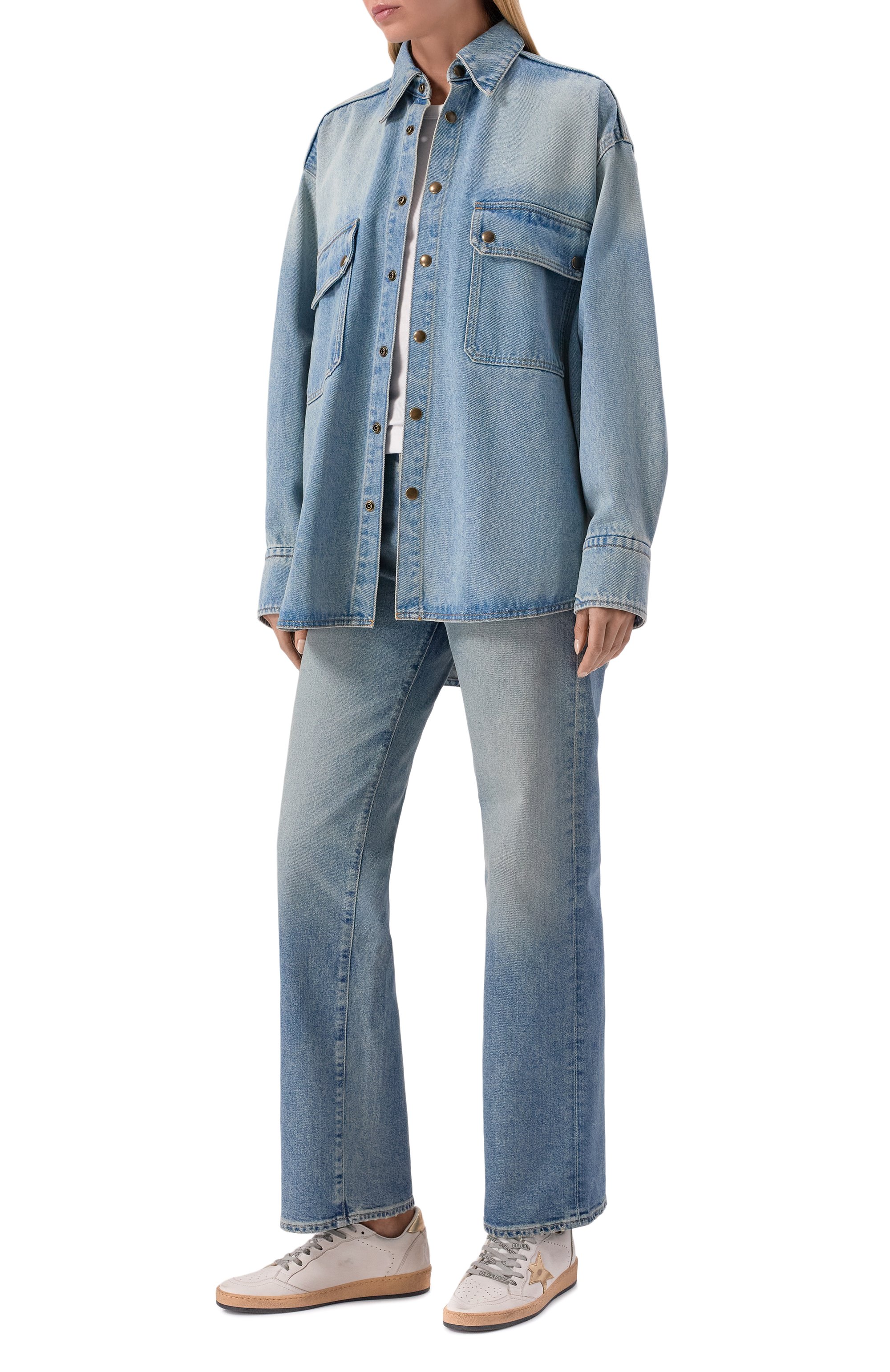 Кожаные кеды ball star GOLDEN GOOSE DELUXE BRAND, арт. GWF00117.F000783, фото 3