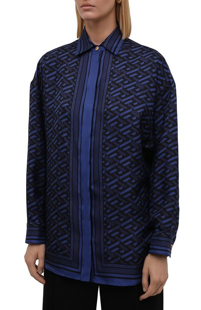 Шелковая рубашка VERSACE, арт. 1002489/1A01805, фото 3