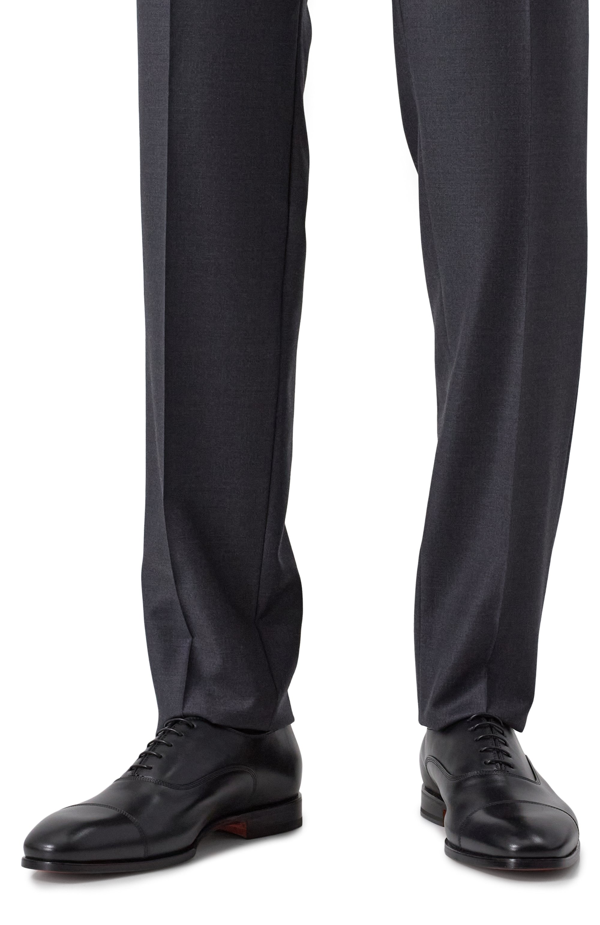 Кожаные оксфорды adrian SANTONI, арт. MCAG18883JC6BNTG, фото 3