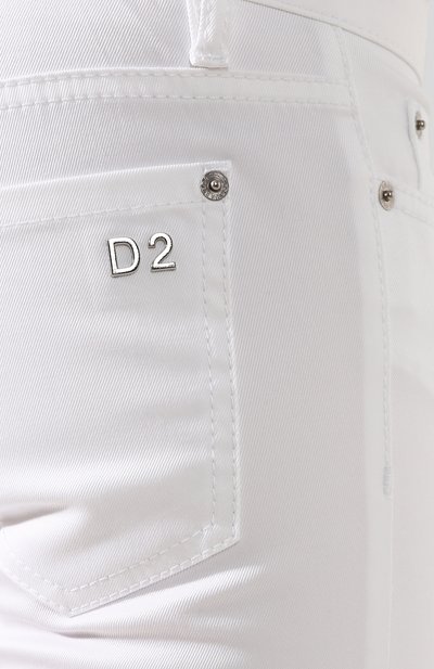 Джинсы DSQUARED2 белого цвета по цене 39950 руб., арт. S75LB0259/S39021, фото 5 Джинсы DSQUARED2, арт. S75LB0259/S39021, фото 5