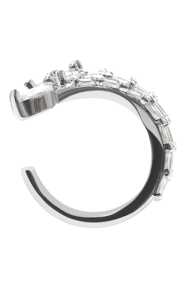 Женская кафф crush CAVIAR JEWELLERY серебряного цвета, арт. CR005 | Фото 1 (Региональные ограничения белый список (Axapta Mercury): Не проставлено; Нос: Не проставлено; Материал: Металл)