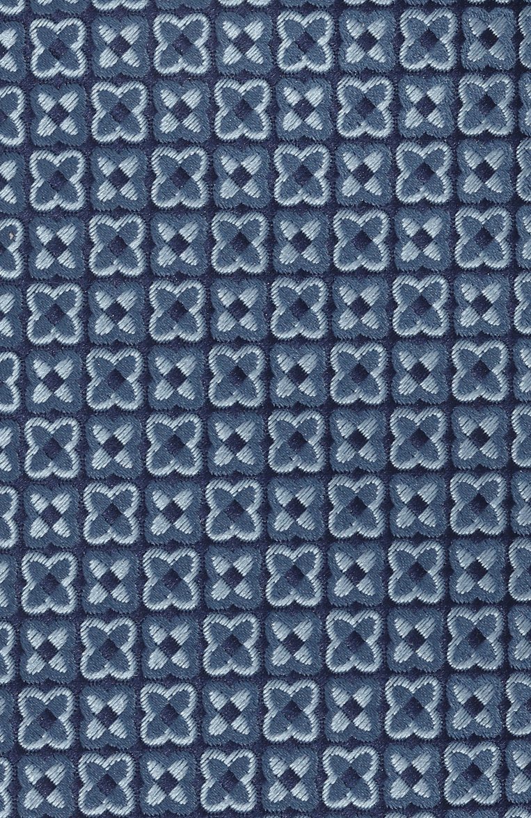Мужской шелковый галстук BROUBACK голубого цвета, арт. TIE 8CM/SS24 | Фото 4 (Материал: Текстиль, Шелк; Нос: Не проставлено; Материал сплава: Проставлено; Принт: С принтом)