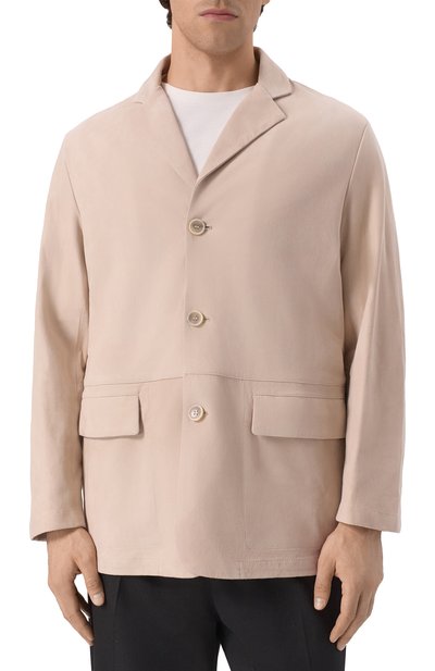 Замшевая куртка GIORGIO BRATO, арт. GU25S24000NAPSTM, фото 3