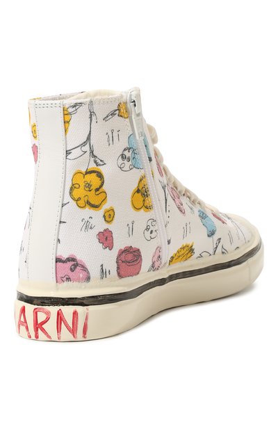 Высокие кеды MARNI, арт. 70417 VAR.1/36-41, фото 3