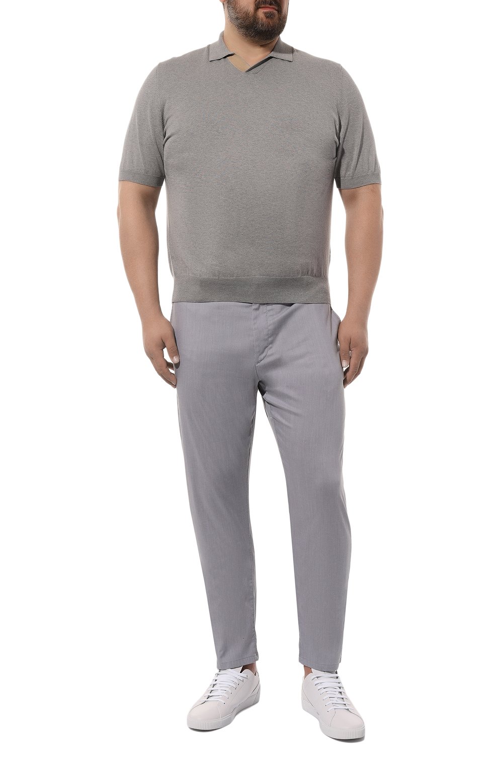 Хлопковое поло CANALI, арт. C0944B/MK01440, фото 2