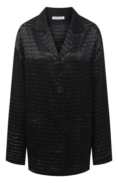 Женская рубашка из вискозы и шелка BALENCIAGA, арт. 602450/TJ084