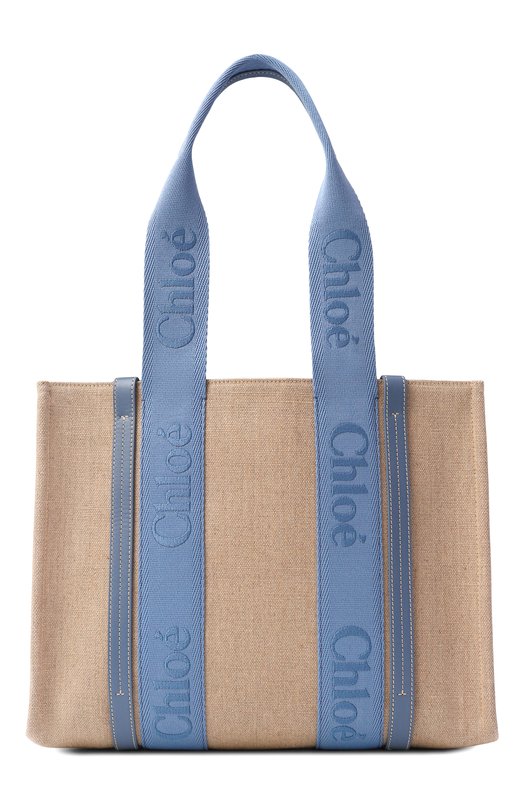 Сумка-тоут Woody medium Chloé CHC23AS383L17 Бежевый CHC23AS383L17