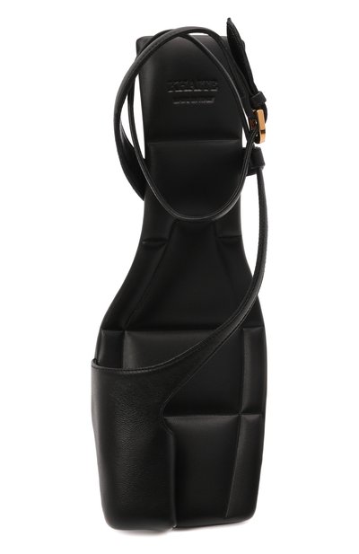 Кожаные босоножки berlin KHAITE черного цвета по цене 88200 руб., арт. F3020-723/BERLIN, фото 5 Кожаные босоножки berlin KHAITE, арт. F3020-723/BERLIN, фото 5