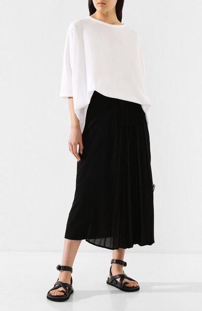 Хлопковая футболка YOHJI YAMAMOTO, арт. YS-T02-670, фото 2