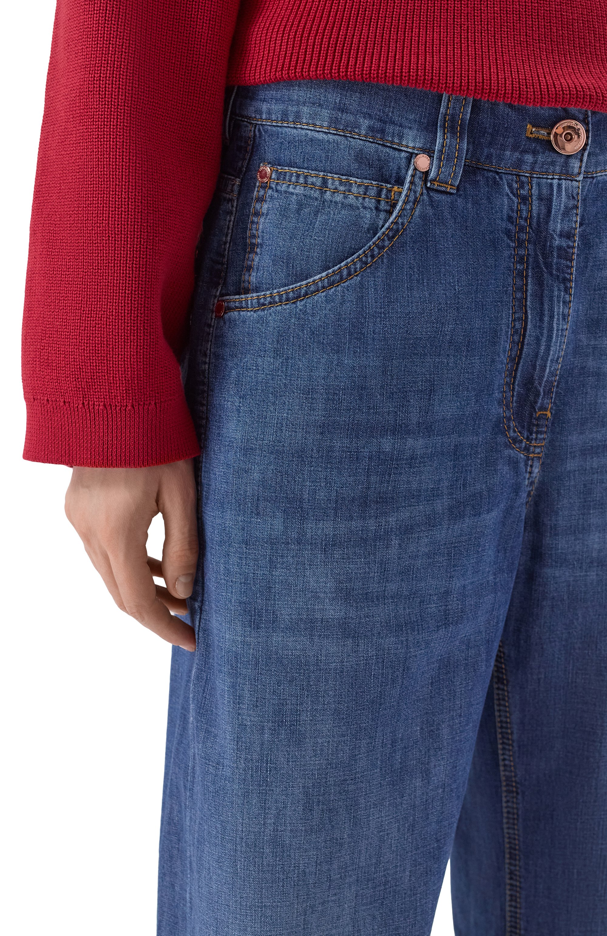 Джинсы baggy BRUNELLO CUCINELLI, арт. MH192P4039, фото 5