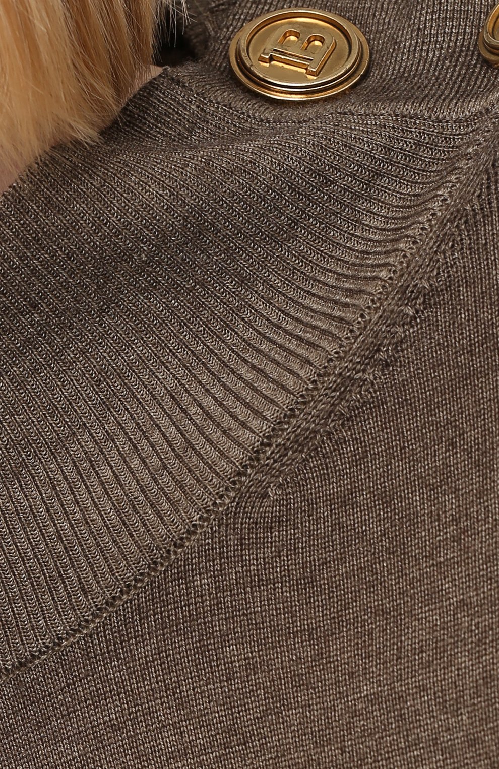 Шерстяная водолазка BALMAIN, арт. UF03235/K194, фото 5