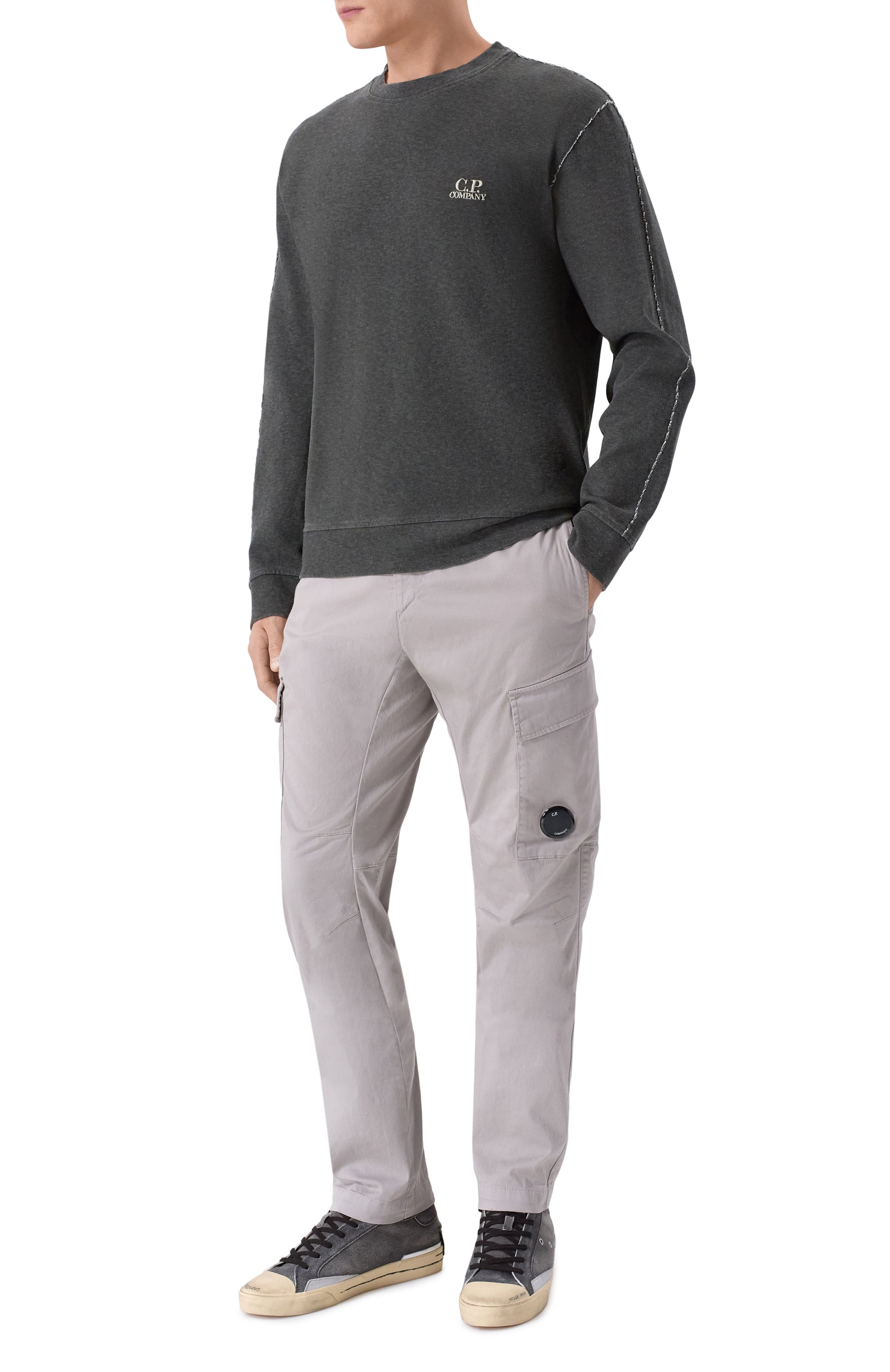 Хлопковые брюки-карго C.P. COMPANY, арт. 20CMPA134A/005694G, фото 2