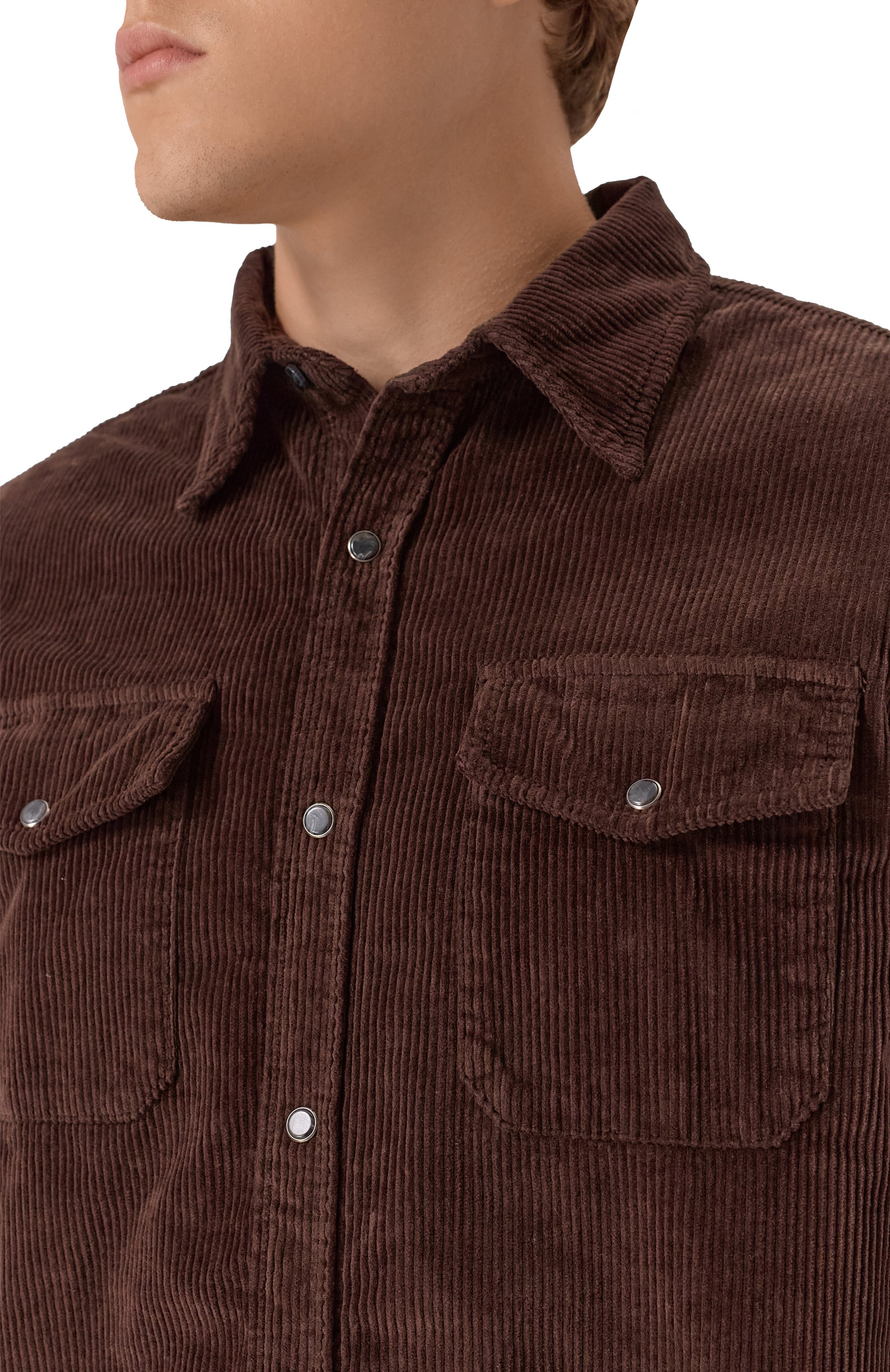 Вельветовая рубашка 7 FOR ALL MANKIND, арт. 7T800E53-1LP, фото 5