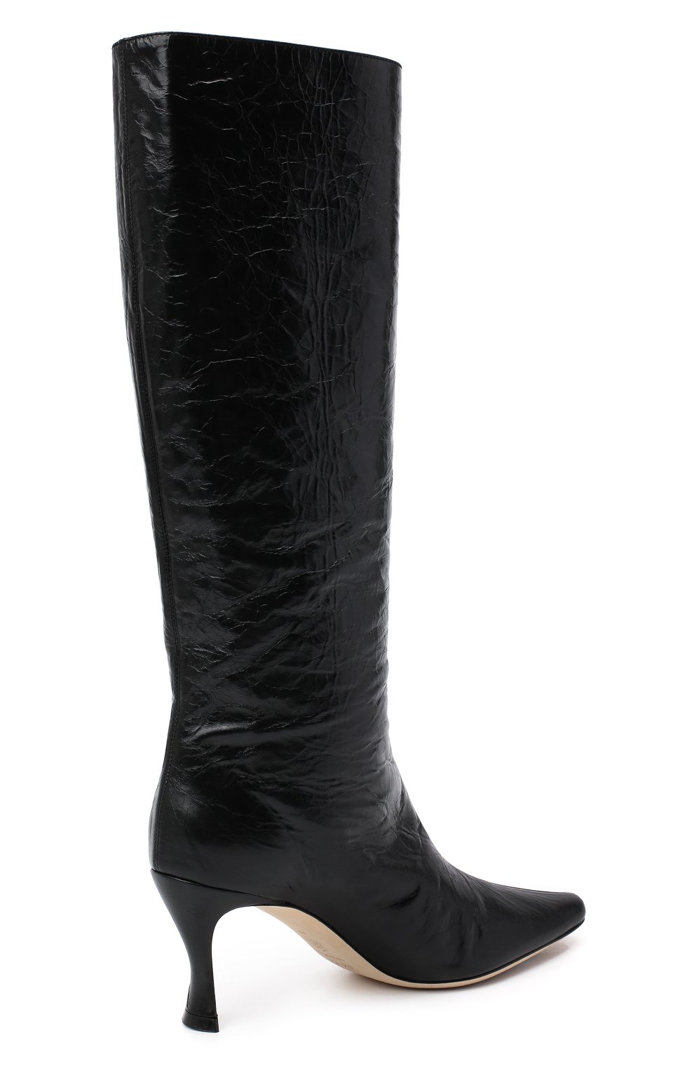 Кожаные сапоги stevie 42 BY FAR, арт. 20PFSVIDBLCRE, фото 4