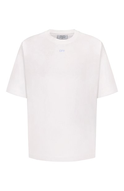 Мужская хлопковая футболка OFF-WHITE, арт. 0MAA120F25JER00D
