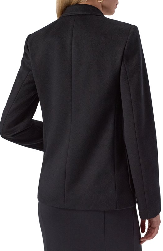 Кашемировый жакет Giambattista Valli 25FWPVCA6118/09CAS Чёрный  25FWPVCA6118/09CAS Фото 4