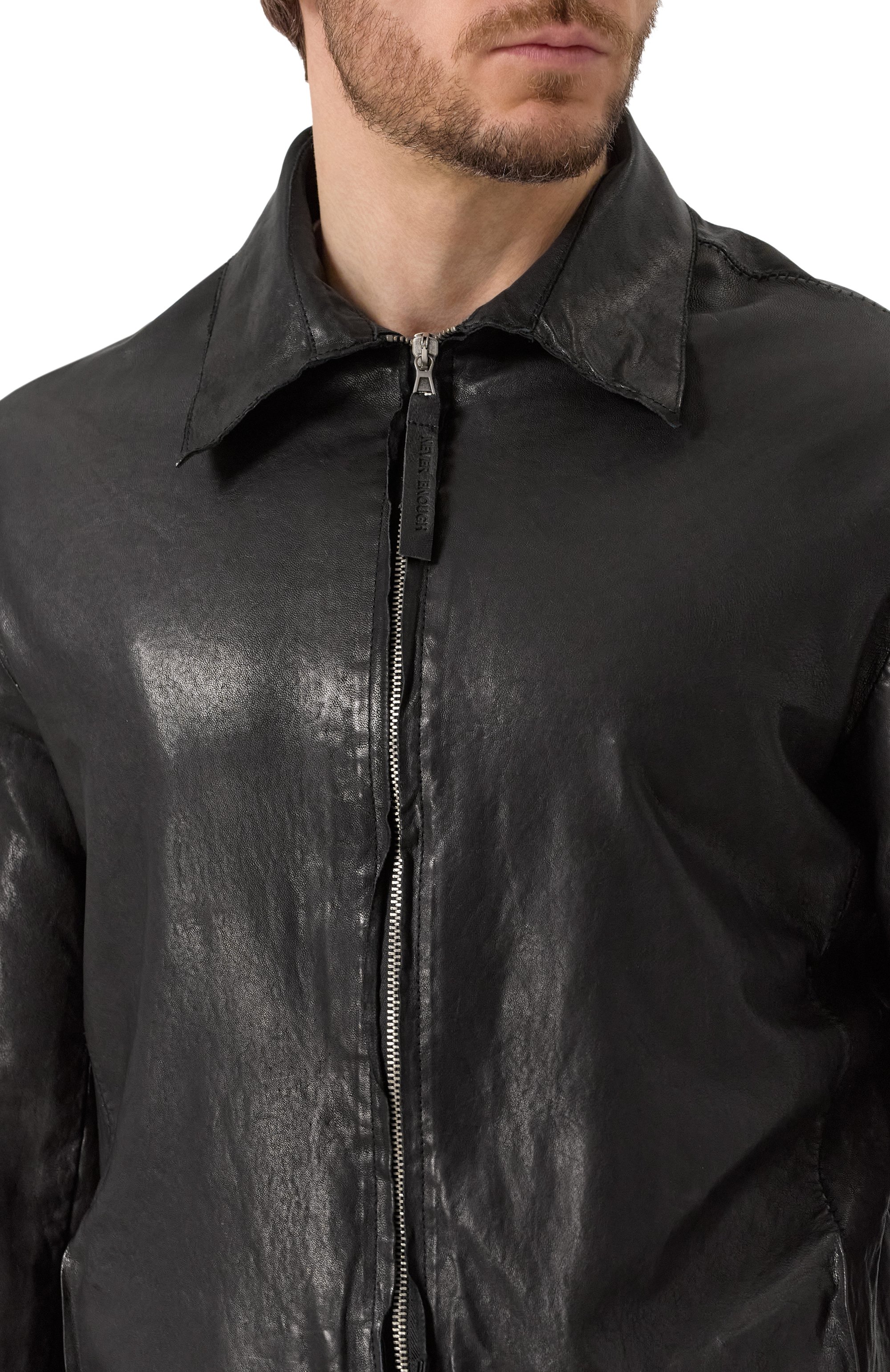 Кожаная куртка NEVER ENOUGH, арт. MJL062, фото 5