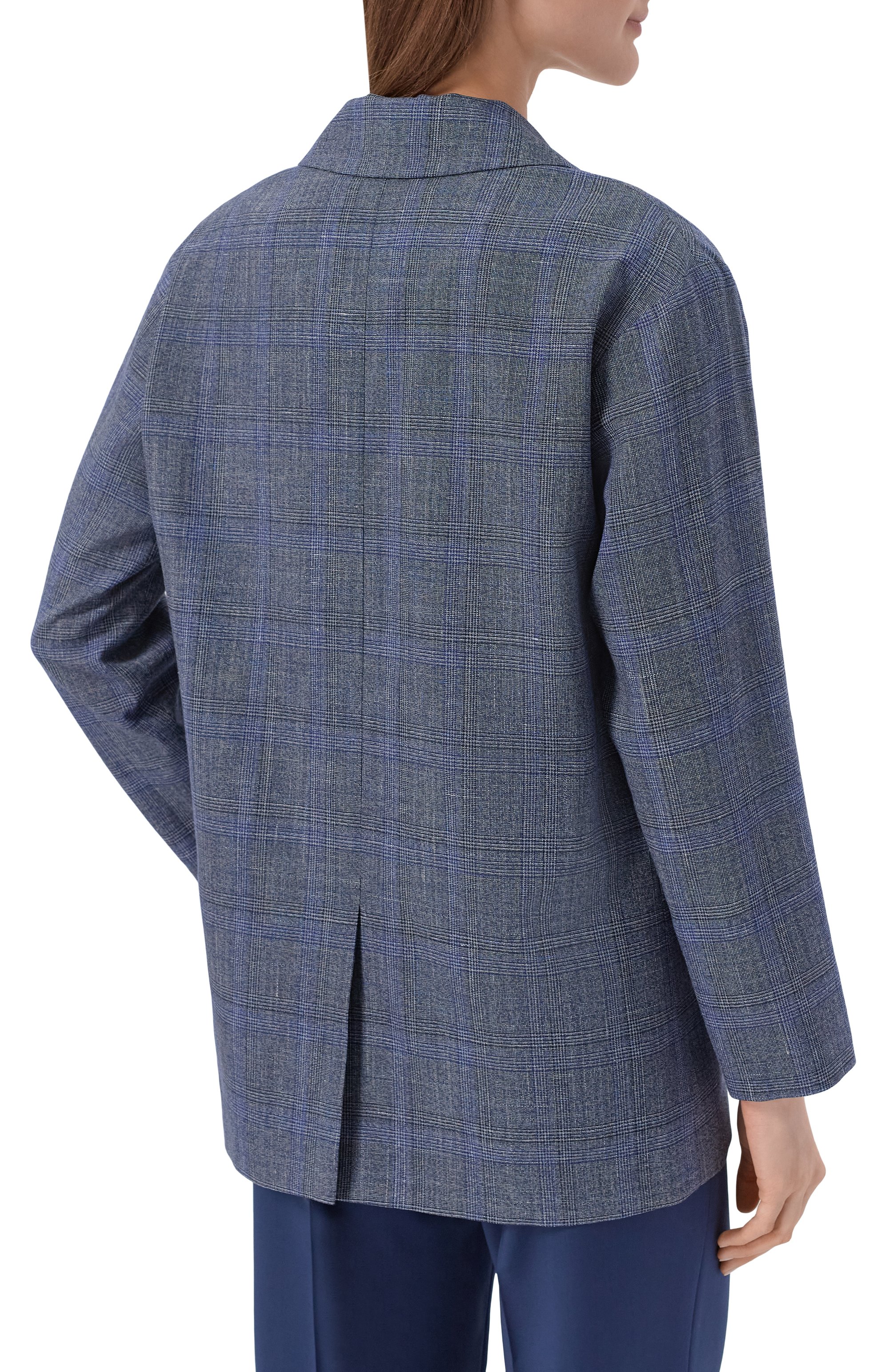 Жакет из шерсти и шелка KITON синего цвета по цене 580500 руб., арт. D53502K0944G, фото 4 Жакет из шерсти и шелка KITON, арт. D53502K0944G, фото 4