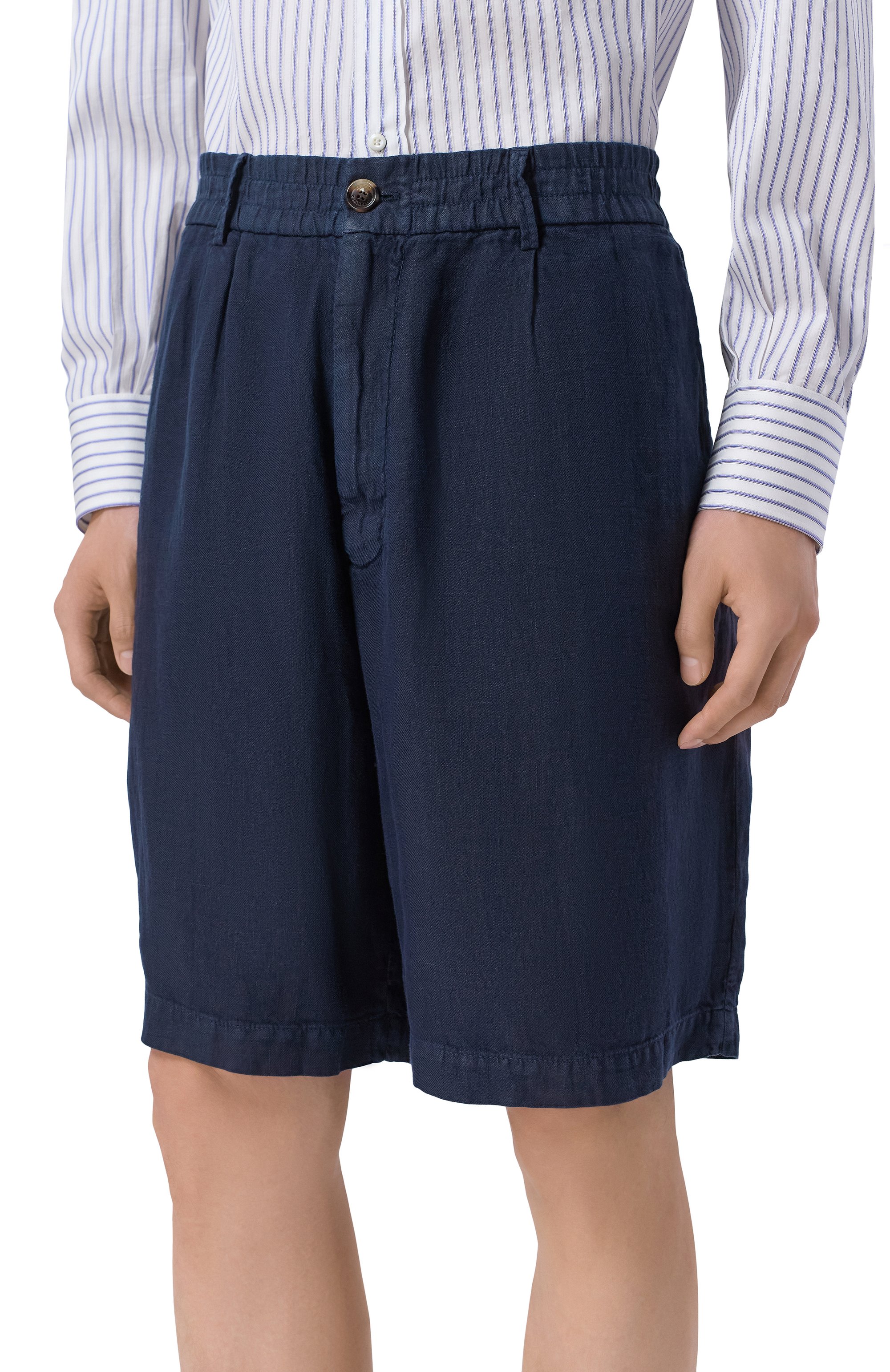 Льняные шорты BRUNELLO CUCINELLI, арт. M243DU0065, фото 3