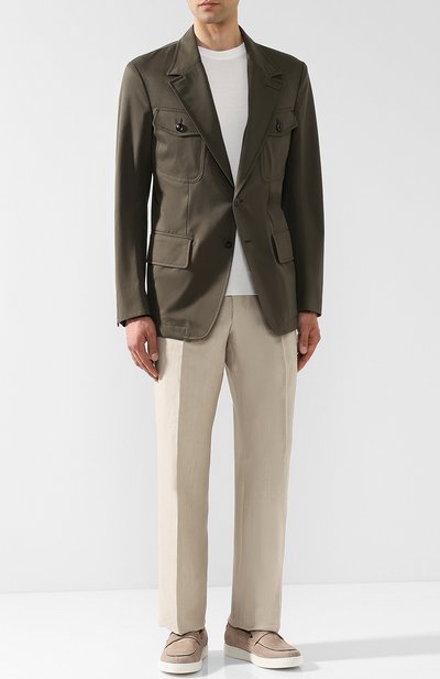 Однобортный хлопковый пиджак TOM FORD, арт. BP050/TF0414, фото 2