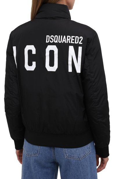 Пуховая куртка DSQUARED2 черного цвета по цене 93400 руб., арт. S80AM0017/S53817, фото 4 Пуховая куртка DSQUARED2, арт. S80AM0017/S53817, фото 4