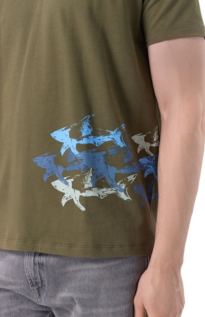 Хлопковая футболка PAUL&SHARK, арт. 25411040, фото 5