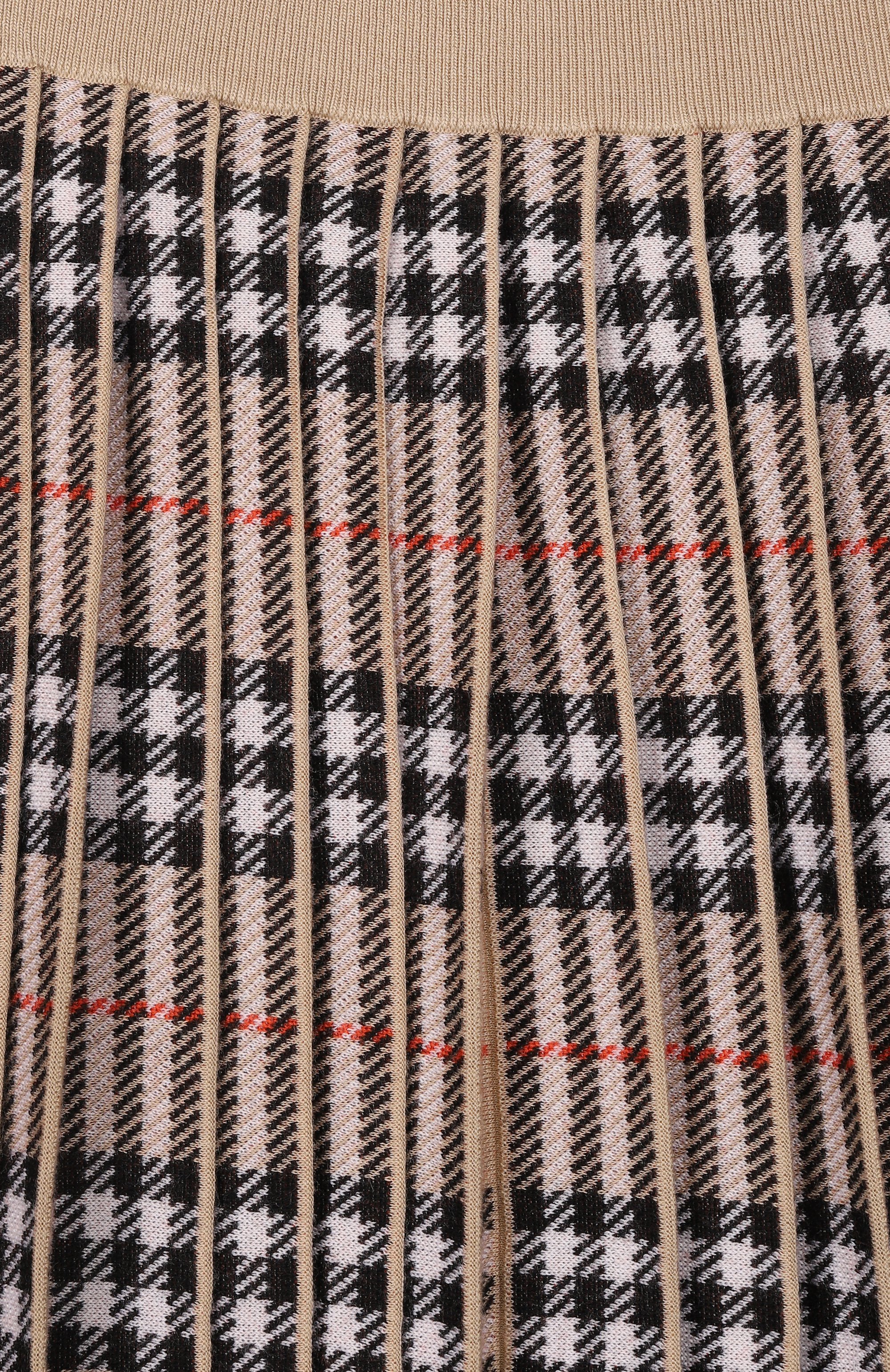 Юбка из шерсти и лиоцелла BURBERRY, арт. 8117181, фото 3