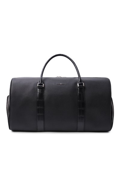 Мужская сумка с отделкой из кожи крокодила AURUS, арт. RB001BKS