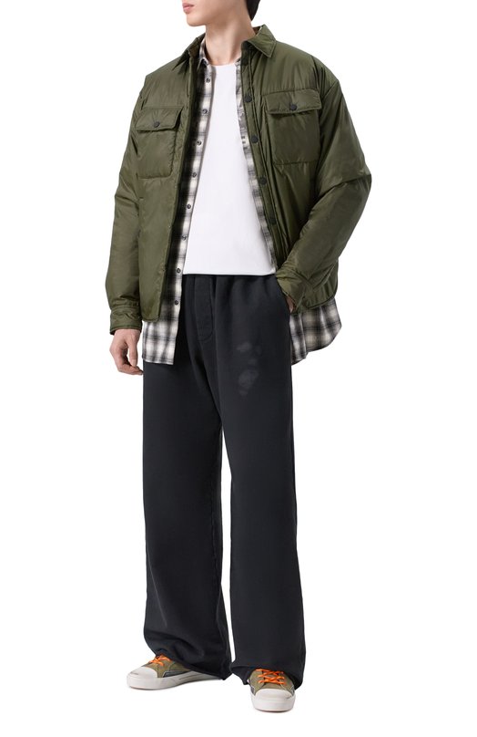 Замшевые кеды Recut Crime London 19151PP8 Хаки  19151PP8 Фото 2