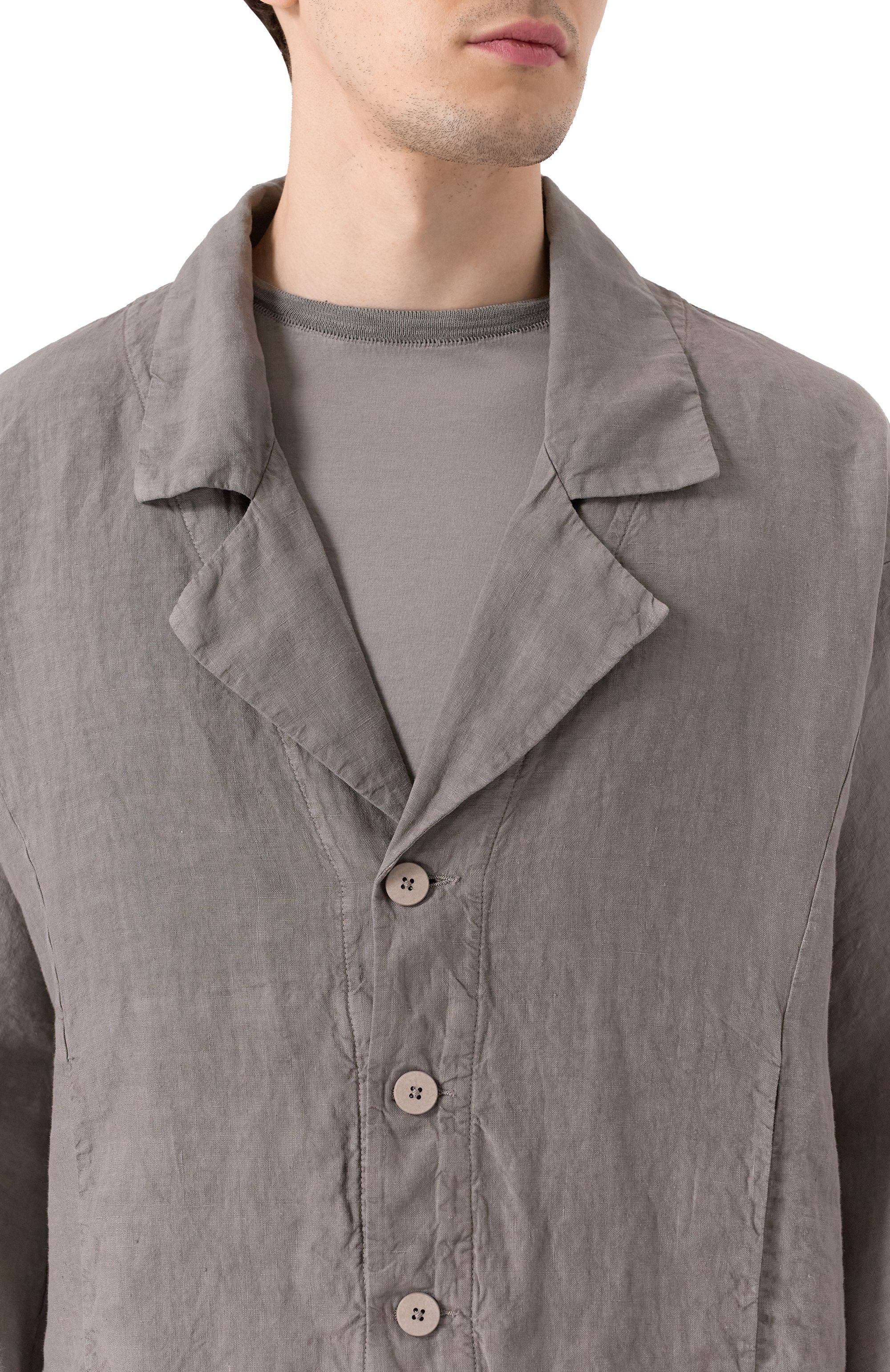 Льняной пиджак TRANSIT, арт. CFUTRZD137, фото 7