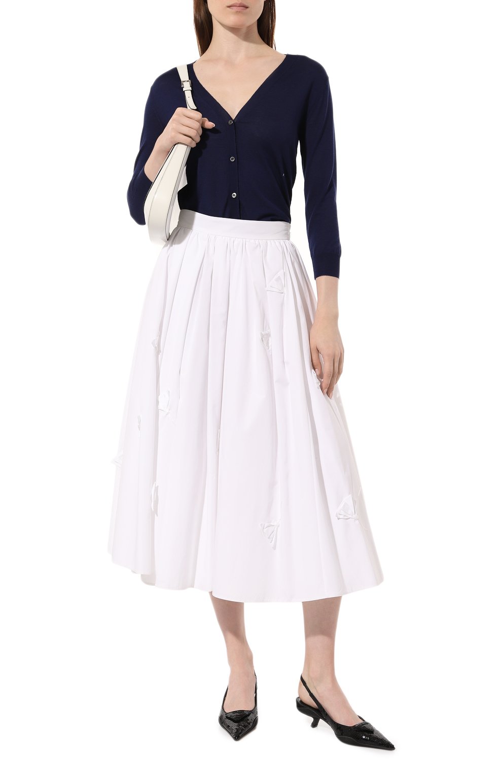 Шерстяной кардиган PRADA, арт. P25I17-1S9C-F0589-211, фото 2