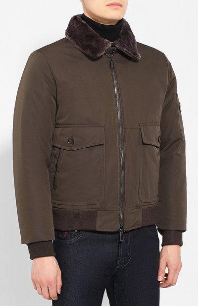 Пуховый бомбер fermi-wco MOORER, арт. FERMI-WC0, фото 3