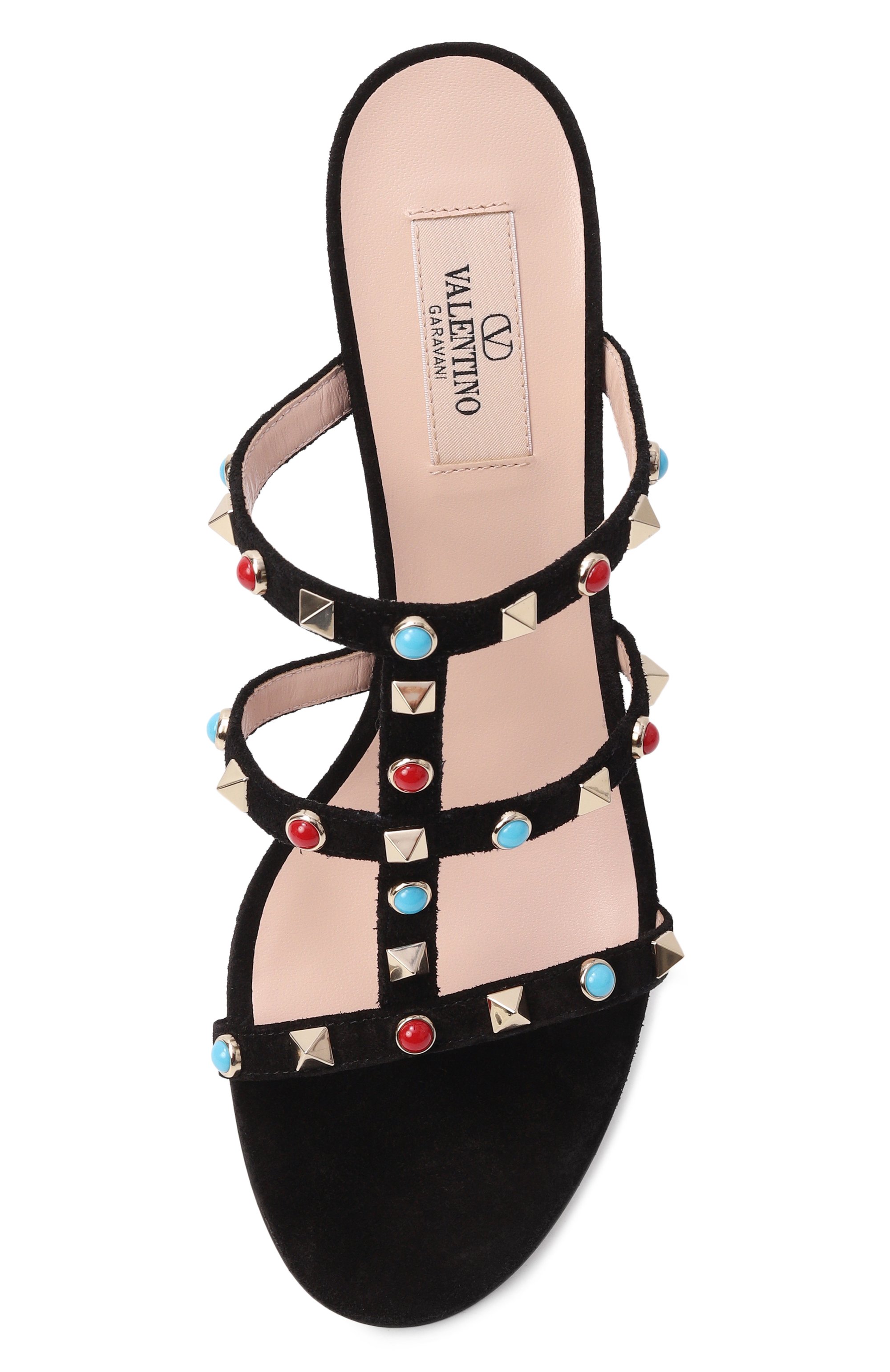 Замшевые мюли rockstud 60 VALENTINO, арт. 8W2S0C47/JTI, фото 6
