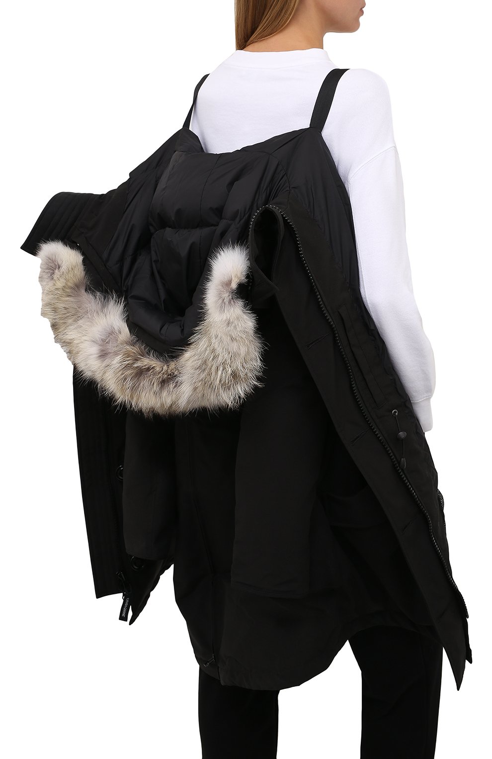 Пуховая парка CANADA GOOSE черного цвета по цене 139000 руб., арт. 2580L, фото 6 Пуховая парка CANADA GOOSE, арт. 2580L, фото 6
